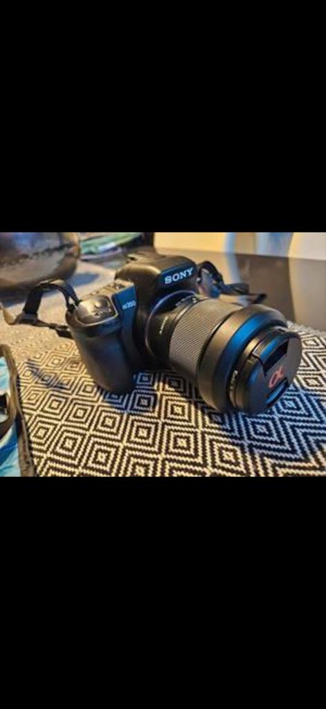 Mooie goed werkende Sony Alpha A350 DSLR Camera Set, Ophalen of Verzenden, Zo goed als nieuw, Spiegelreflex, Sony