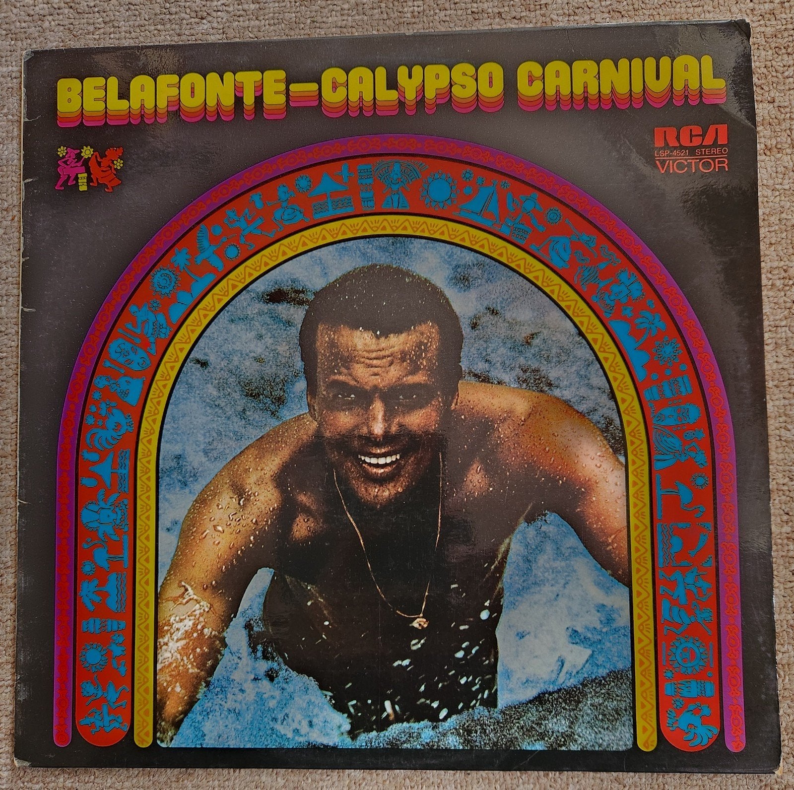 Belafonte - Calypso Carnival Lp vinyl  1971, Ophalen of Verzenden, Gebruikt, 12 inch
