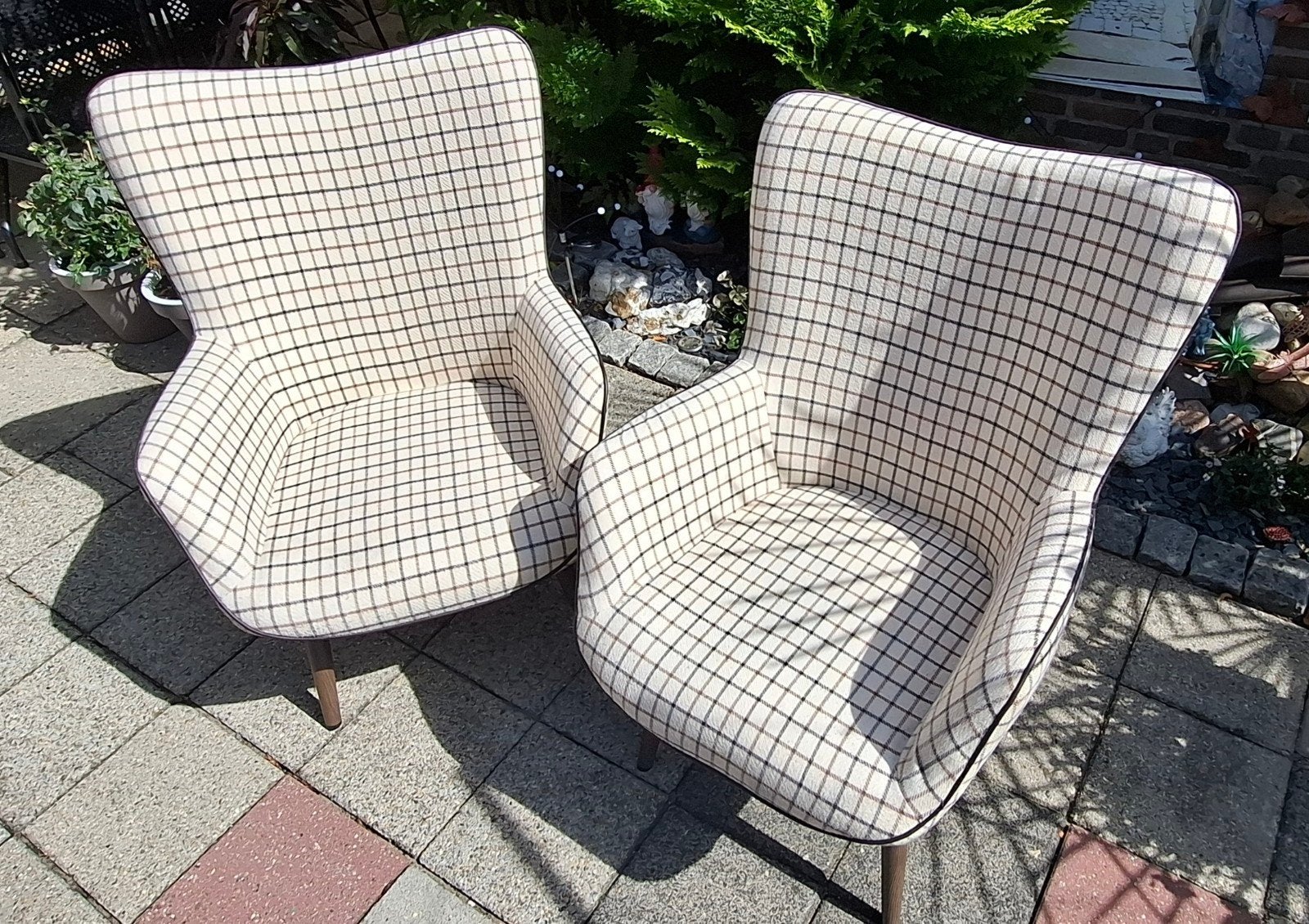 Set van 2 mooie JYSK fauteuils, zo goed als nieuw, Ophalen, 75 tot 100 cm, Zo goed als nieuw, Stof