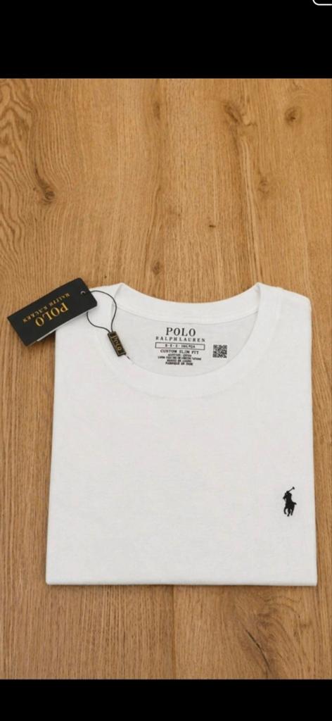 Nieuw Ralph Lauren T-shirt - Maat S - 100% Katoen, Kleding | Heren, T-shirts, Wit, Ralph Lauren, Nieuw, Ophalen of Verzenden