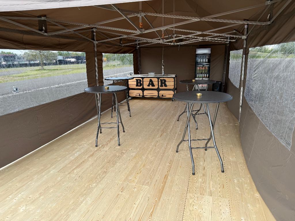Partytent huren Limburg 3 x 4,5 M - Gratis levering & Opbouw, Verzenden, Zo goed als nieuw, Overige
