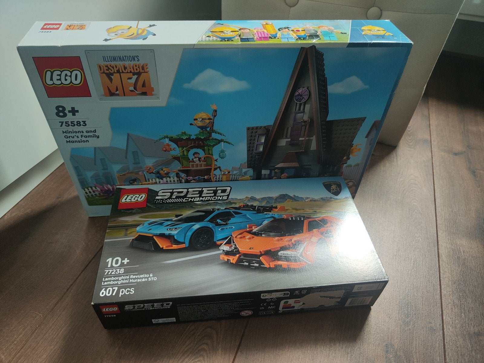 2 nieuwe LEGO dozen: Minions en Lamborghini Speed Champions, Ophalen of Verzenden, Nieuw