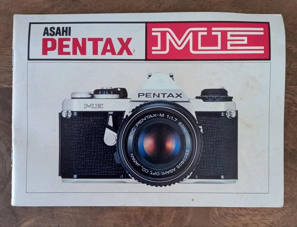 Asahi Pentax ME gebruiksaanwijzing, Ophalen of Verzenden, Gebruikt, Spiegelreflex, Pentax