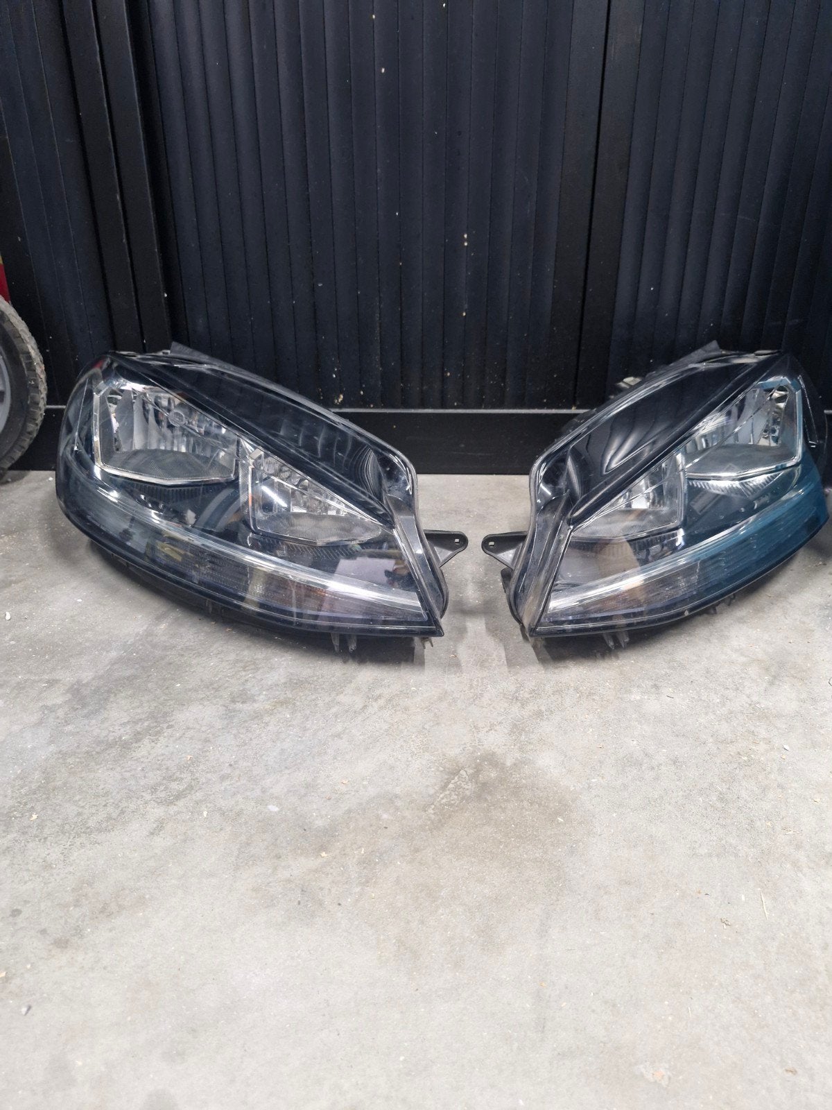 Koplampen VW Golf 7 - Set Links & Rechts, Ophalen of Verzenden, Gebruikt, Volkswagen