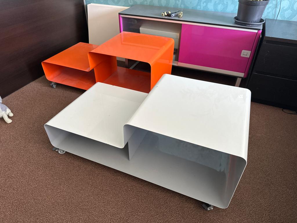Müller möbelfabrikation RW300, Minder dan 45 cm, Gebruikt, Metaal of Aluminium, Ophalen of Verzenden