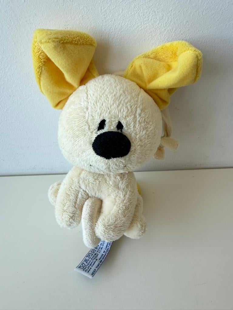 Knuffel muziek, muziekknuffel hond Pip / Woezel & Pip, Gebruikt, Met label, Middelgroot (20 tot 80 cm), Geel