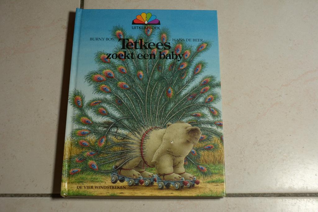 Pop-up boek Tetkees zoekt een baby / Burny Bos Hans de Beer, Ophalen of Verzenden, Zo goed als nieuw, Fictie algemeen, Voorleesboek