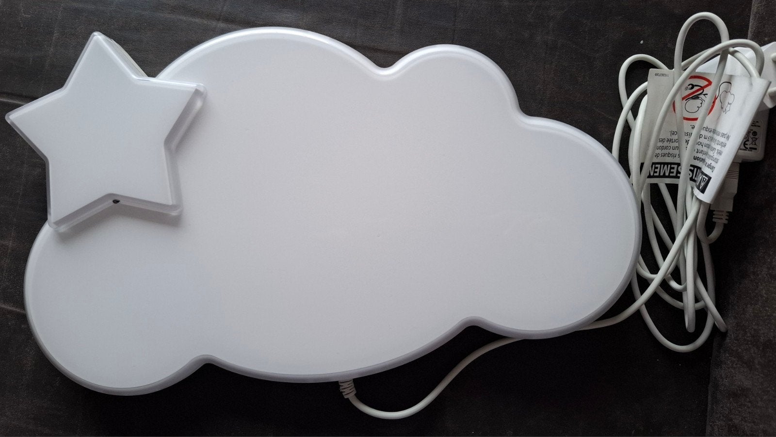 Slaaptrainer wolk met ster - Nachtlampje, Ophalen of Verzenden, Zo goed als nieuw, Overige typen, Met licht