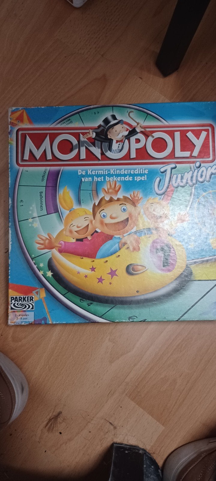 Monopoly Junior - De Kermis-Kindereditie, Een of twee spelers, Ophalen, Gebruikt, Parker