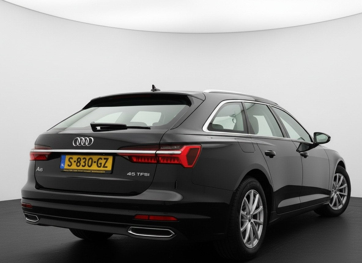 Audi A6 Avant 45 TFSI 245PK PRO-LINE BUSINESS VIRTUAL/PDC/NA, 12 maanden, Gebruikt, 4 cilinders, Zwart