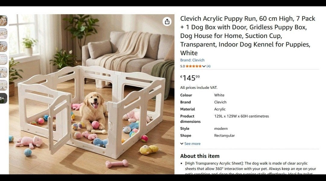 Te koop: puppyren, Ophalen, Zo goed als nieuw