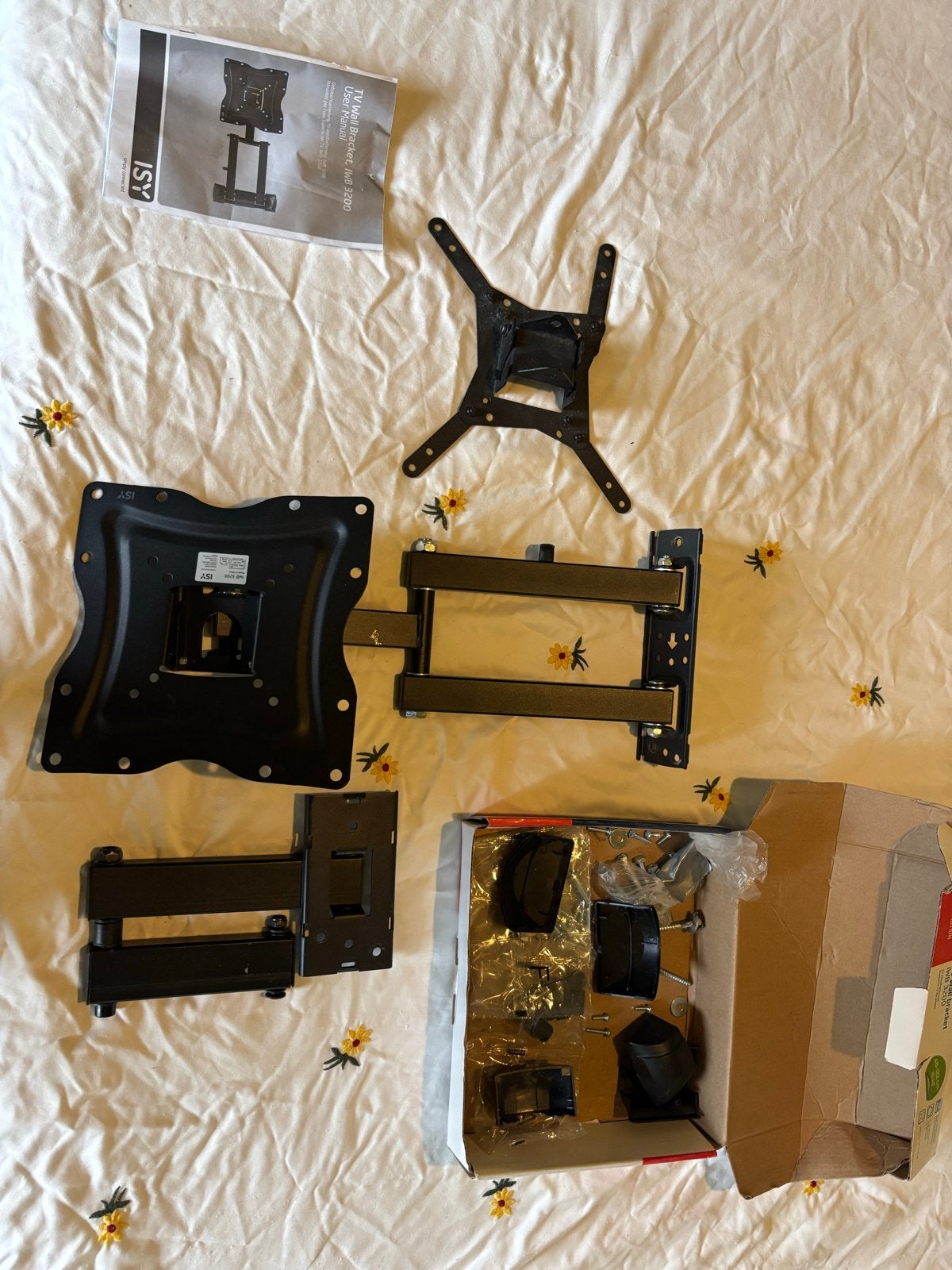 Gebruikte universele ISY IWB 3200 TV muurbeugel, Audio, Tv en Foto, Ophalen, Gebruikt