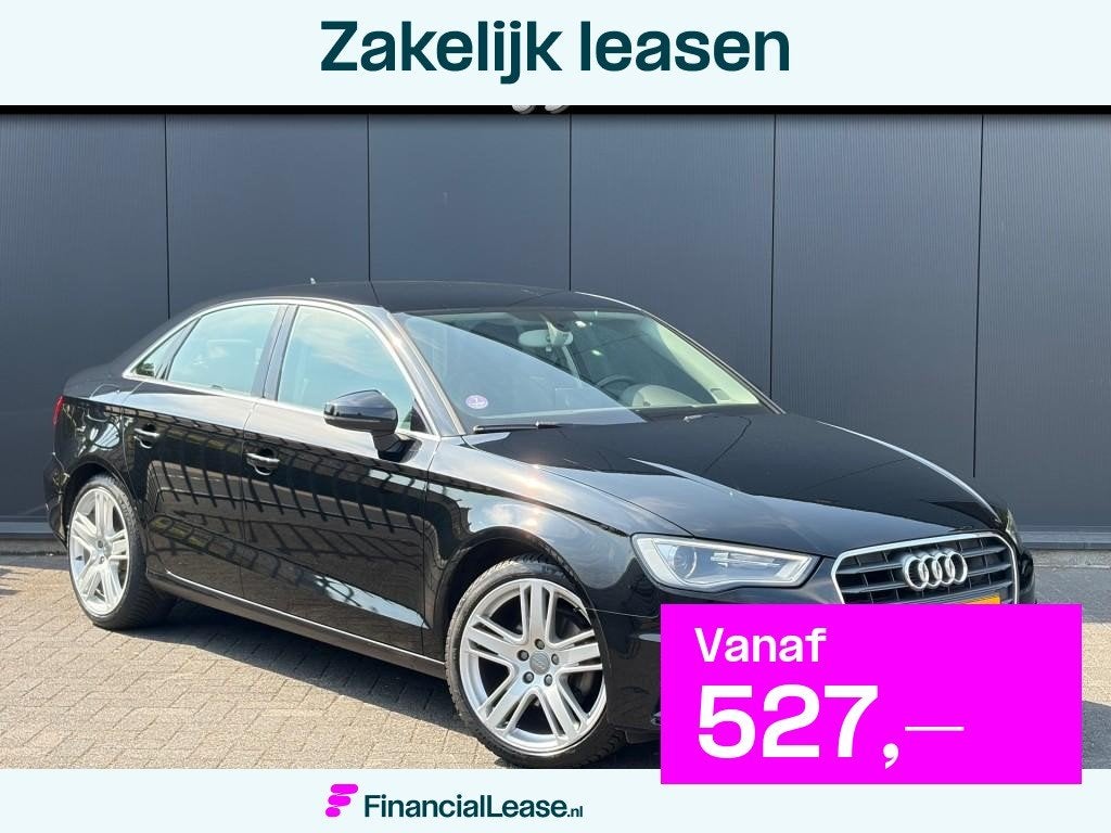 Audi A3 1.4TFSI S-tronic Navi Xenon Cruise NL-auto, Gebruikt, 1225 kg, 4 cilinders, Zwart
