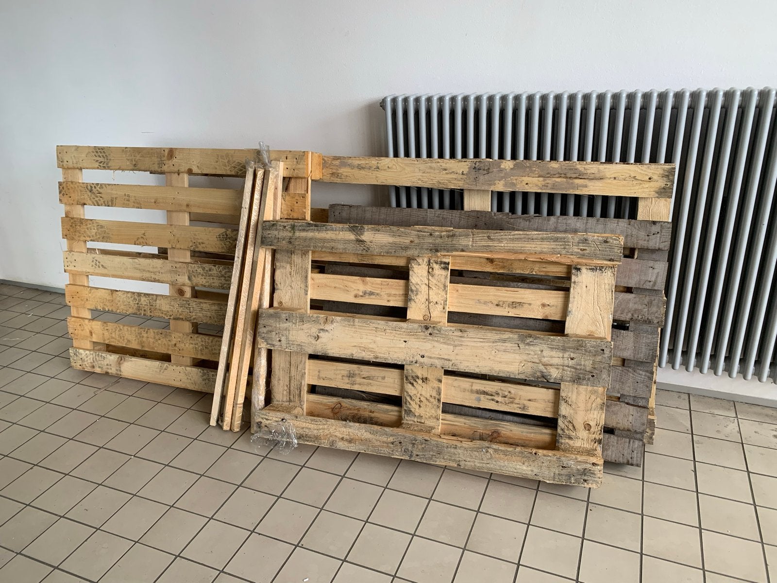 4 gratis pallets ophalen, Ophalen, Gebruikt