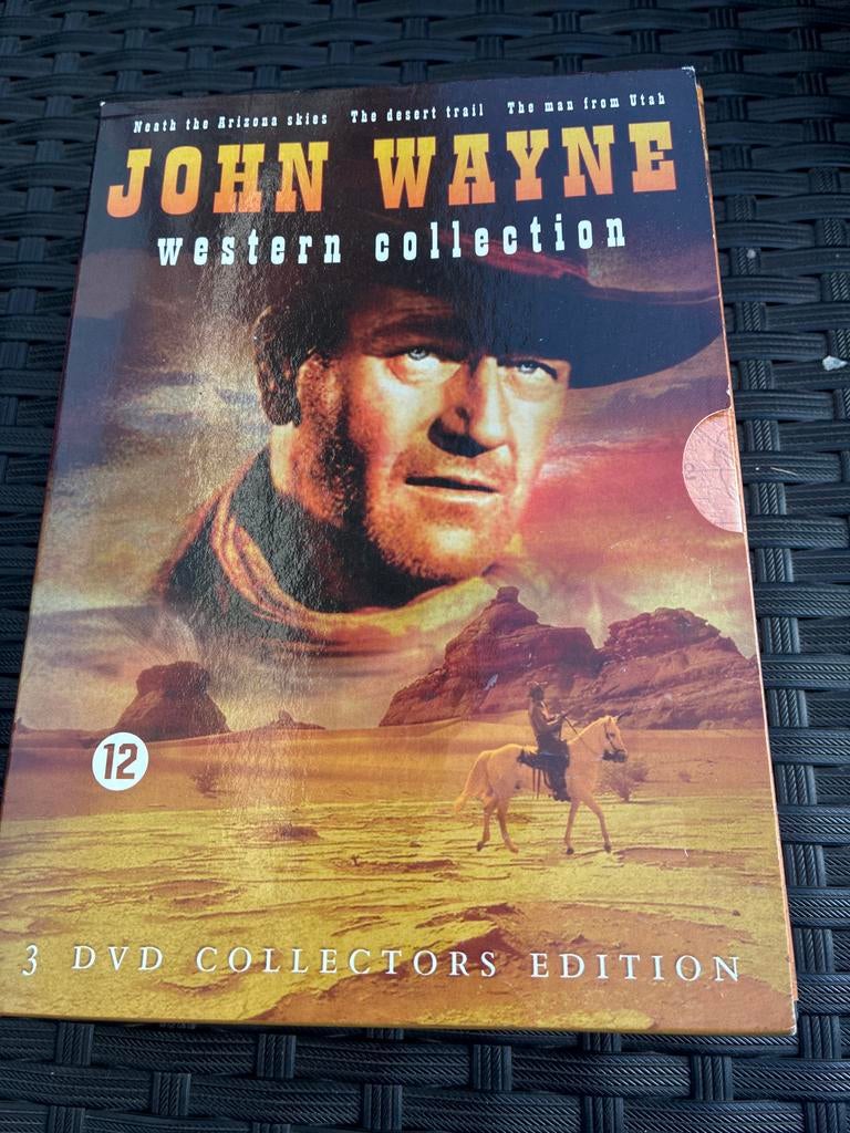 John Wayne Western Collection - 3 DVD Collectors Edition, Vanaf 12 jaar, Ophalen of Verzenden, Gebruikt, Boxset