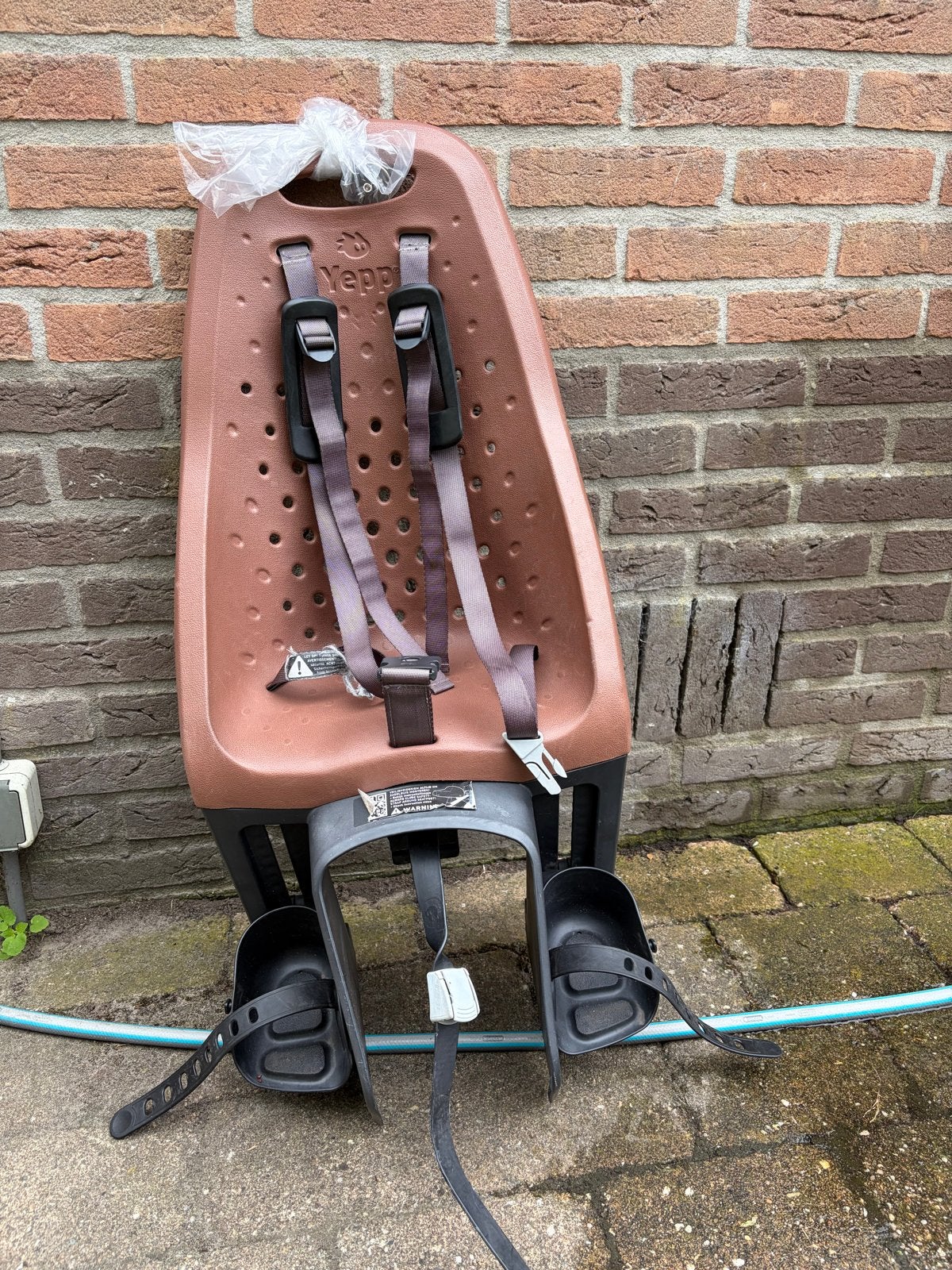Yepp achterzitje fietsstoeltje (zonder bevestiging), Achterzitje, Ophalen, 15 t/m 25 kg, Gebruikt