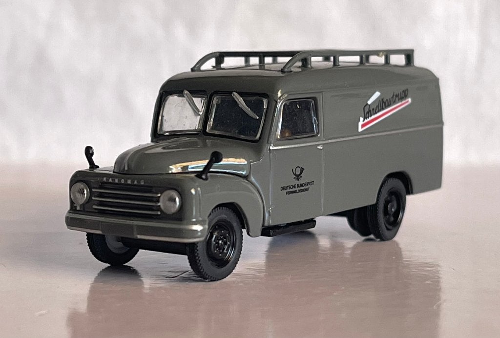 Brekina 58151: Hanomag L 28 Deutsche Bundespost, Hobby en Vrije tijd, Modelauto's | 1:87, Ophalen of Verzenden, Zo goed als nieuw