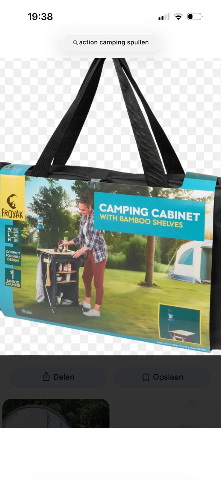 Camping kastje nieuw, Caravans en Kamperen, Kampeermeubelen, Ophalen, Nieuw, Campingkast