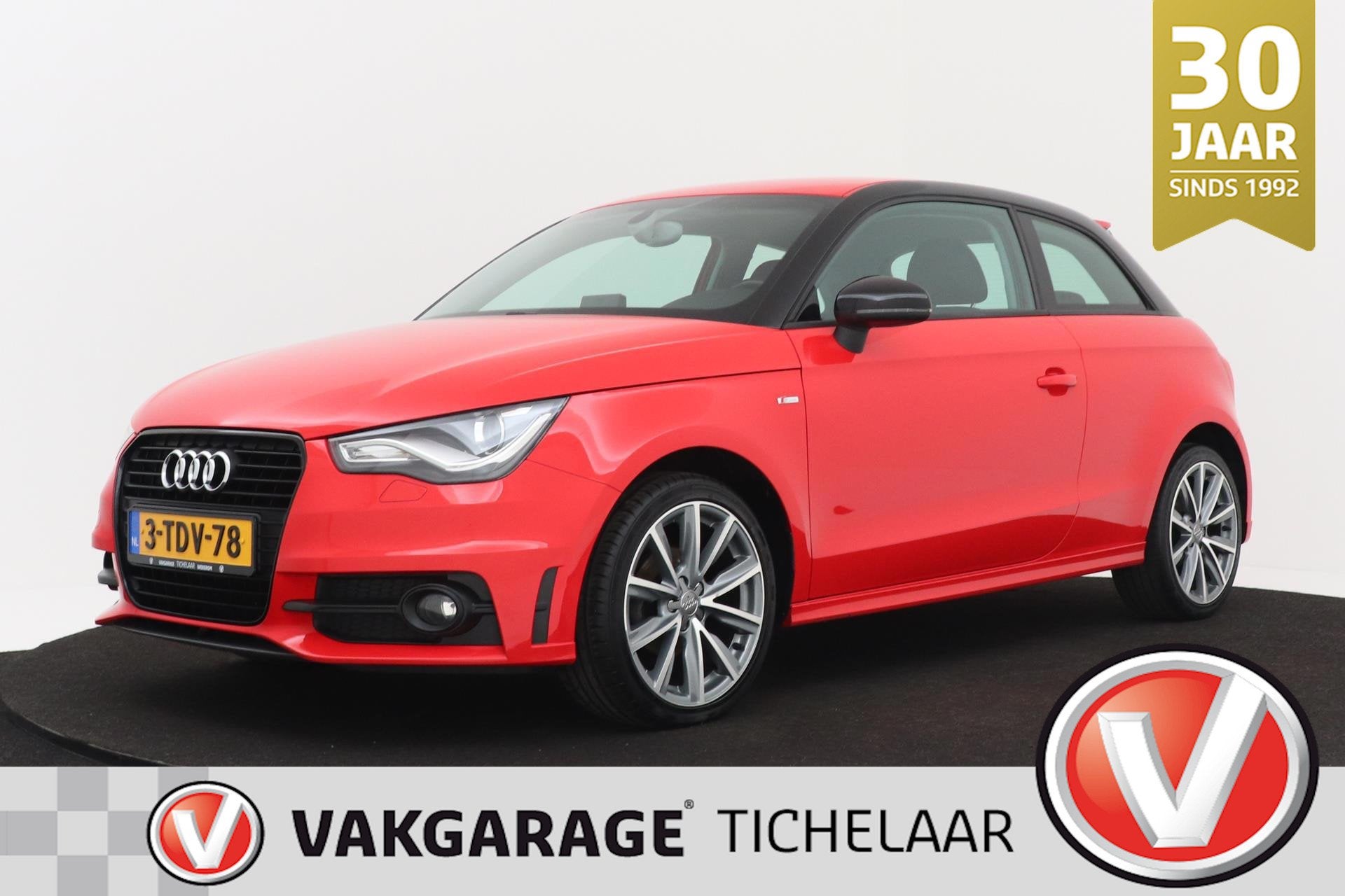 Audi A1 1.2 TFSI Admired | S-Line | Org NL | Xenon | 17" Lic, Voorwielaandrijving, Euro 5, Zwart, 4 stoelen