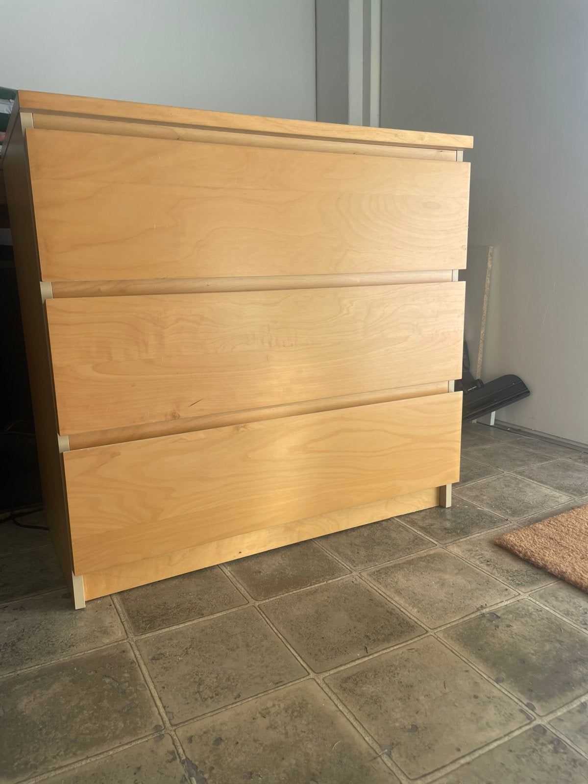 IKEA Malm kast beuken berken, Ophalen, Gebruikt, 50 tot 100 cm, 3 of 4 laden