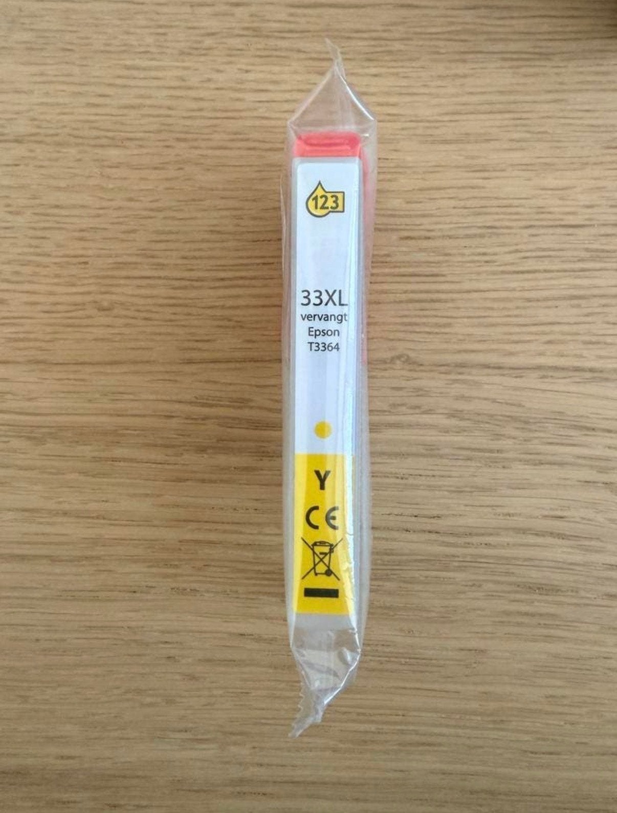 Cartridge Geel 33XL voor Epson T3364, Ophalen of Verzenden, Nieuw, Cartridge