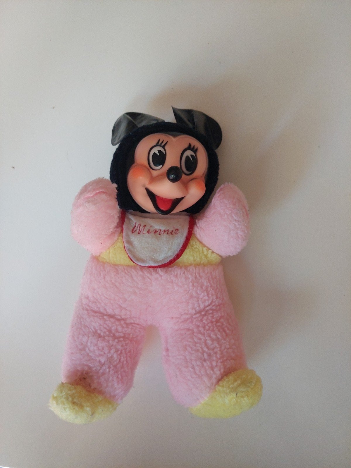 vintage Minnie Mouse knuffel uit de jaren '60., Ophalen of Verzenden, Mickey Mouse, Gebruikt, Knuffel