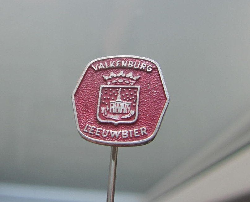speldje  LEEUW BIER  VALKENBURG, Ophalen of Verzenden, Gebruikt, Overige typen, Leeuw