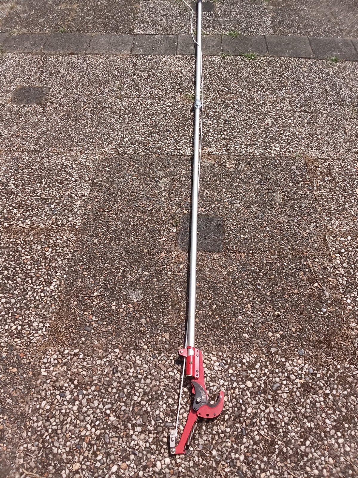 Snoeischaar op steel met trekkoord voor hoge takken, Ophalen, Gebruikt, 20 t/m 29 mm