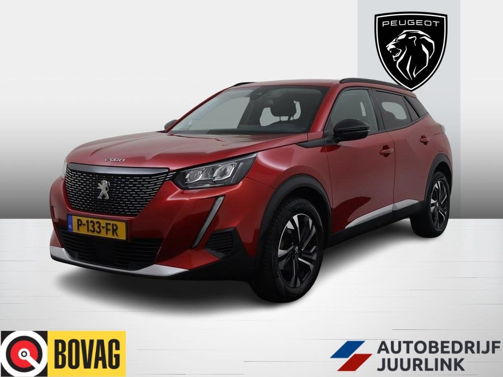 Peugeot 2008 1.2T 100pk Allure Trekhaak/H.Leder/Nav/Ecc/Crui, Auto's, Peugeot, Gebruikt, Euro 6, 1199 cc, Leder en Stof