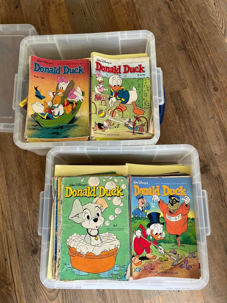 Grote stapel Donald Duck tijdschriften., Boeken, Stripboeken, Meerdere stripboeken, Ophalen, Zo goed als nieuw