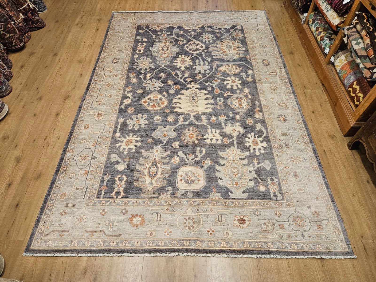 Handgeknoopt oosters tapijt ziegler 299x204, Huis en Inrichting, Stoffering | Tapijten en Kleden, Grijs, Perzisch, Vof Slats Antiek