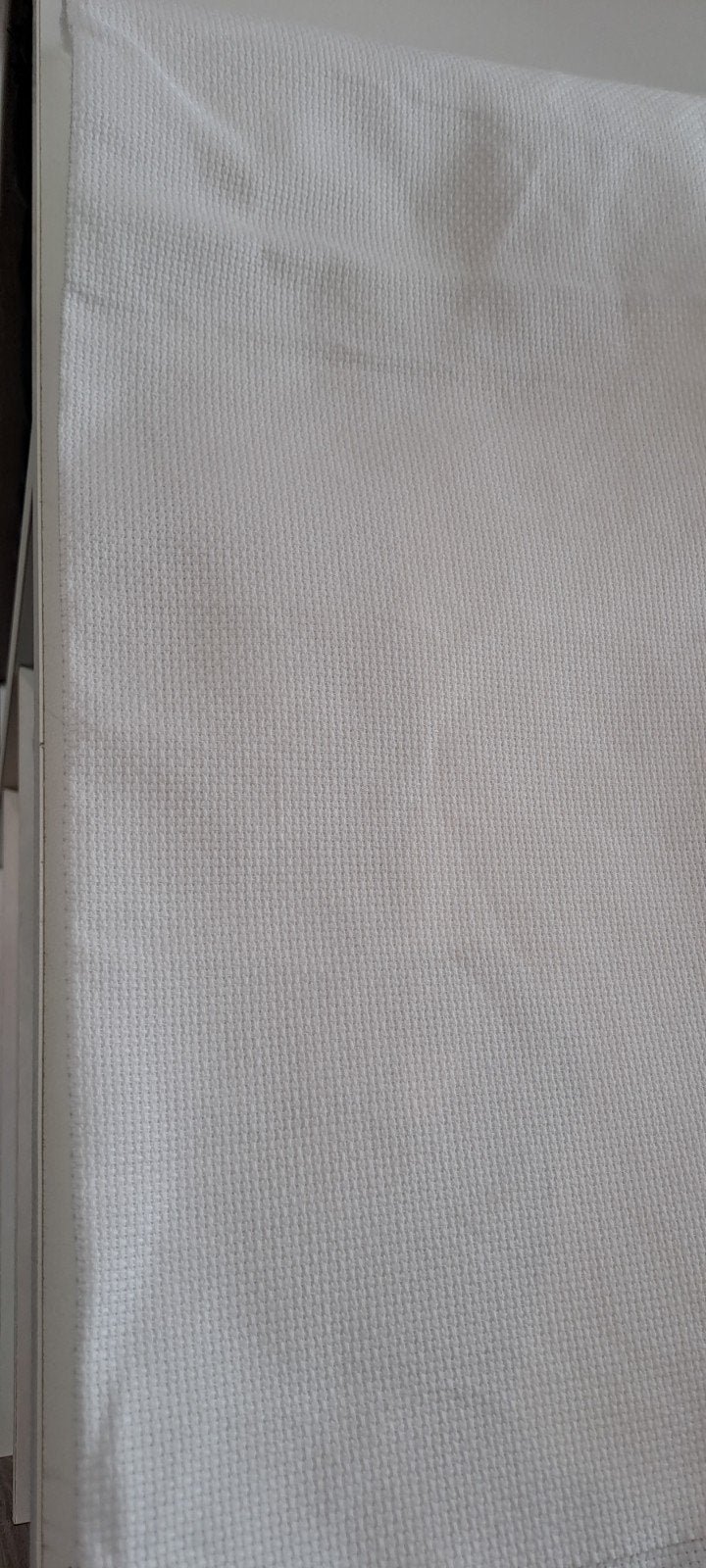Gebroken wit Aida borduurstof - 60x80 cm - 5,5 kr. op 1 cm., Ophalen of Verzenden, Nieuw, Handborduren, Onderdeel of Toebehoren