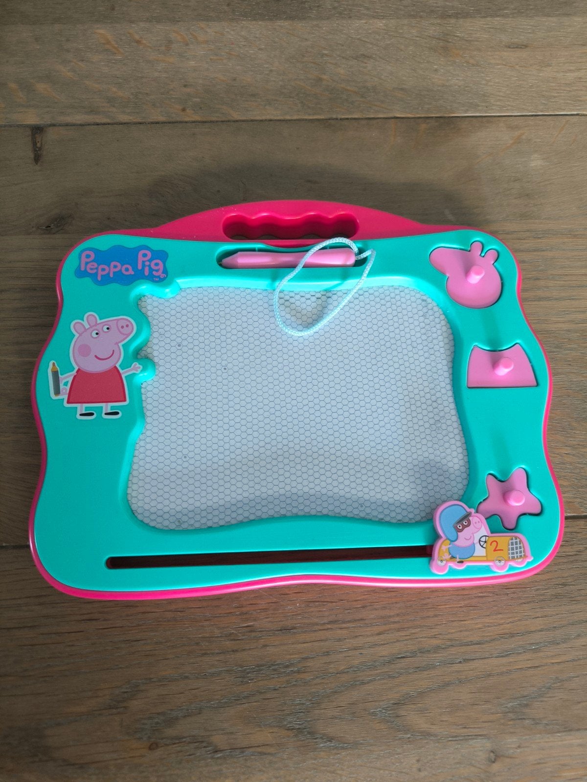 Peppa Pig magisch tekenbord + stempels, Ophalen of Verzenden, Gebruikt, Jongen of Meisje