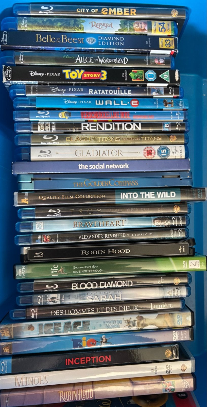 Grote collectie Blu-ray en DVD films, Ophalen, Nederlands, Zo goed als nieuw, Vanaf 6 jaar