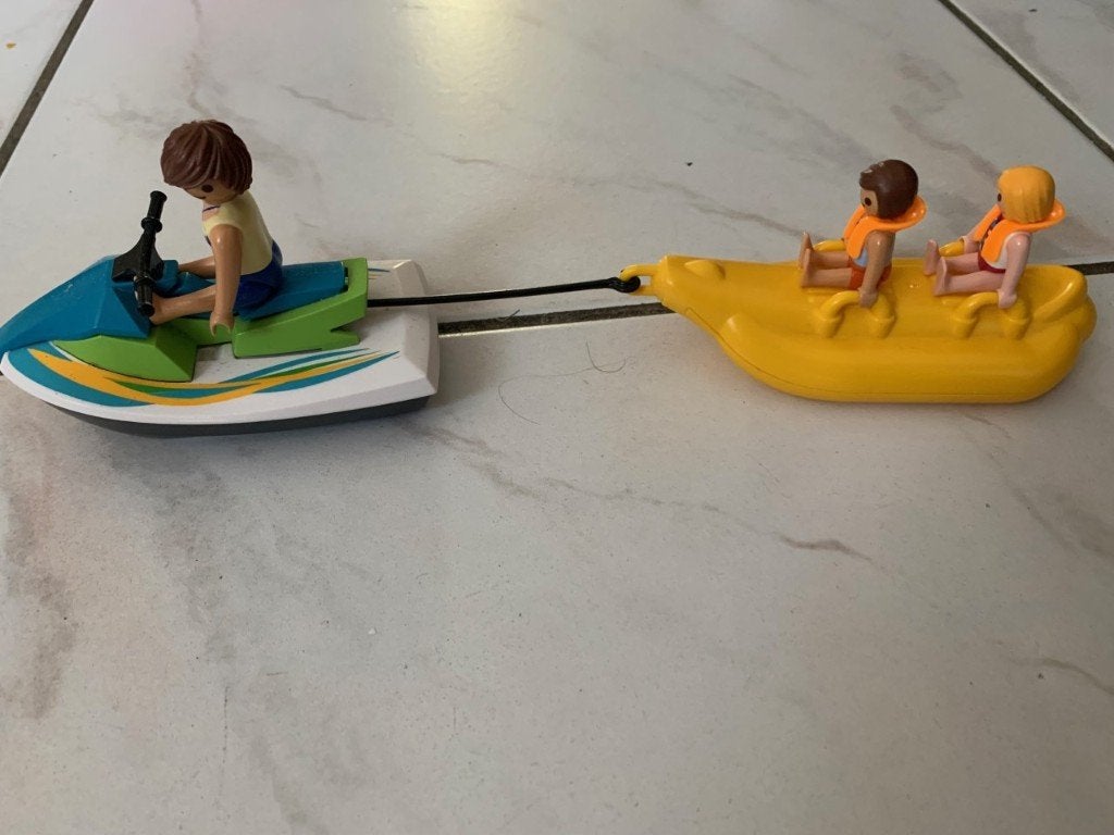 Playmobil banananboot, Ophalen of Verzenden, Gebruikt