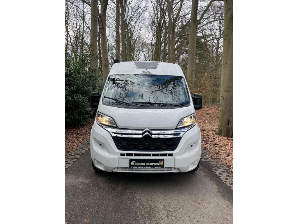 Adria Twin Axess 640 SL Enkele Bedden 32000 km Airco 2021, Caravans en Kamperen, Campers, Luifel, Buscamper of Camperbus, Ringverwarming