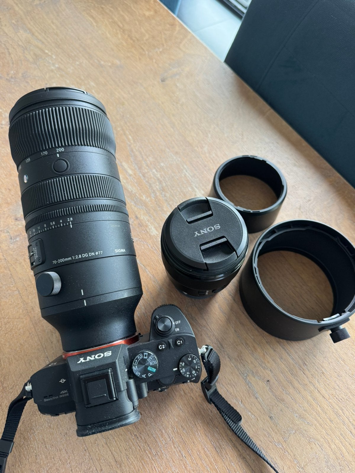 Sony A7 III Sigma 70-200mm f/2.8 DG DN Sports Sony 85mm f1.8, Ophalen, Zo goed als nieuw, Sony, Geen optische zoom