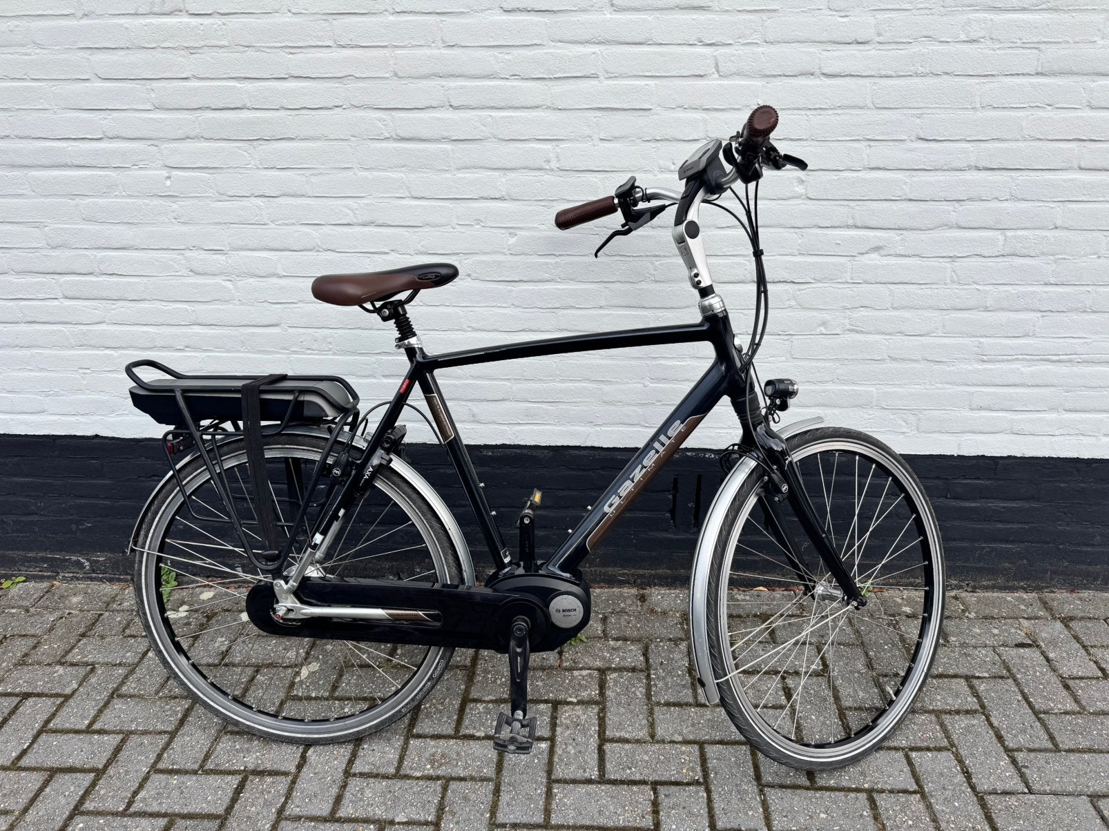Elektrische Gazelle Ultimate C8 - Framemaat 61, Ophalen, Zo goed als nieuw, 59 cm of meer, 50 km per accu of meer