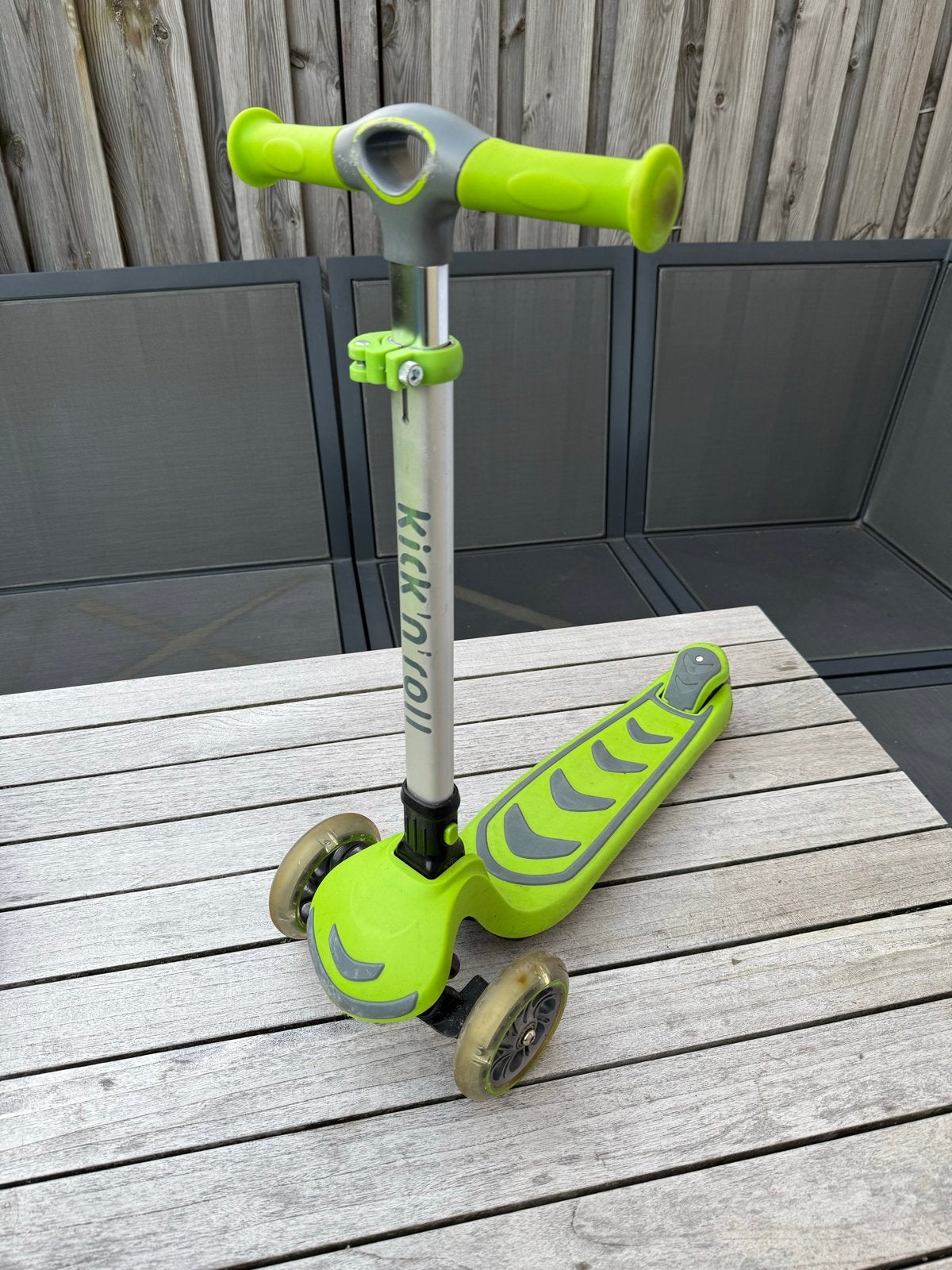 Kick 'n Roll Step - Groen, Fietsen en Brommers, Steps, Gebruikt, Gewone step, Ophalen of Verzenden
