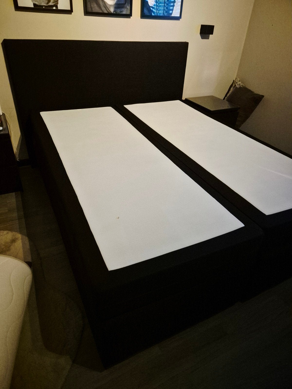 Boxspring met Matras 160 x 200 - Leenbakker, Huis en Inrichting, Ophalen, Tweepersoons, 160 cm