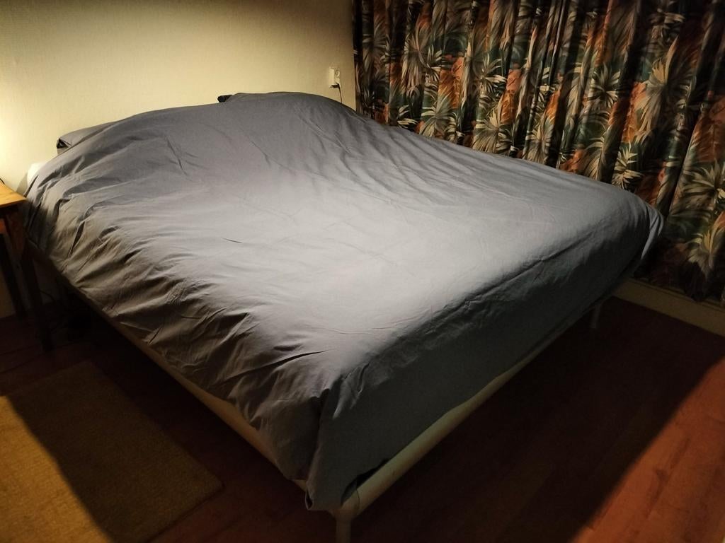Auping bed (2-pers.) 1.80 br., Ophalen, Tweepersoons, Strak, eenvoudig, Zo goed als nieuw