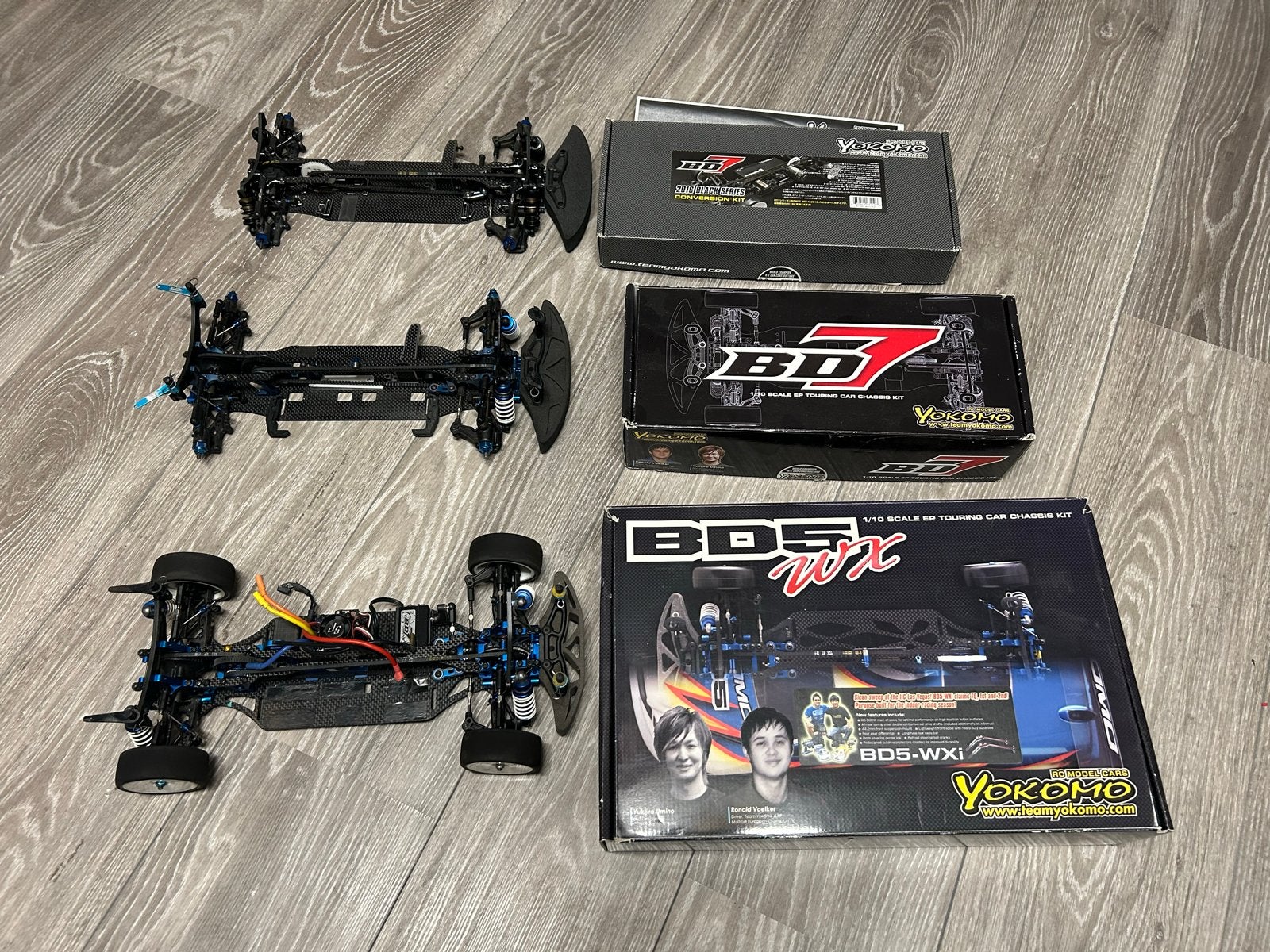 Diverse Yokomo RC auto's te koop (BD5, BD7, BD7 Black Series, Elektro, Gebruikt, Ophalen of Verzenden, Schaal 1:10