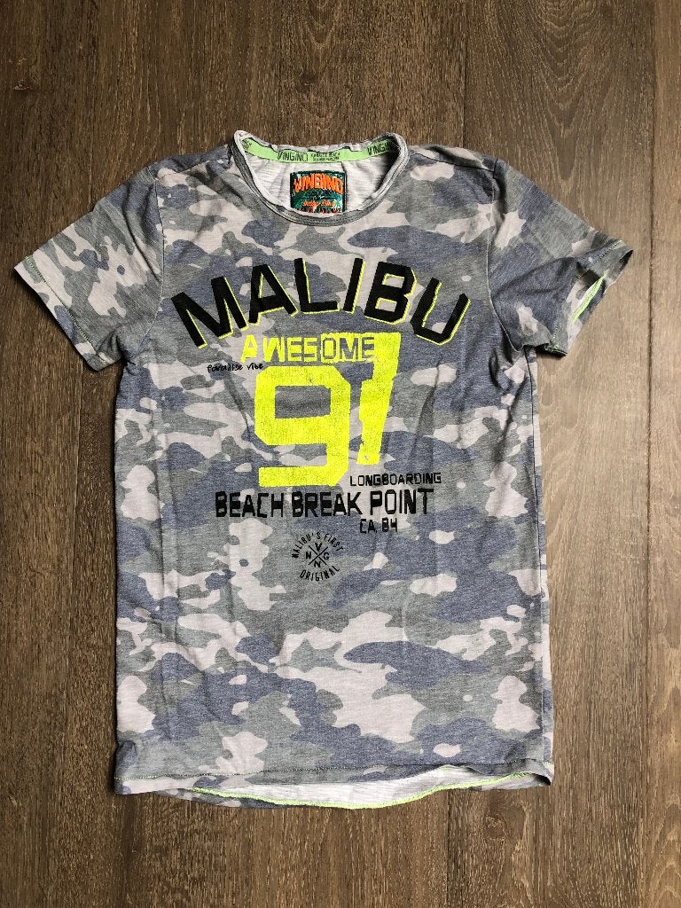 T Shirt Vingino camouflage maat 14 gedragen, Gebruikt, Ophalen of Verzenden, Vingino, Shirt of Longsleeve
