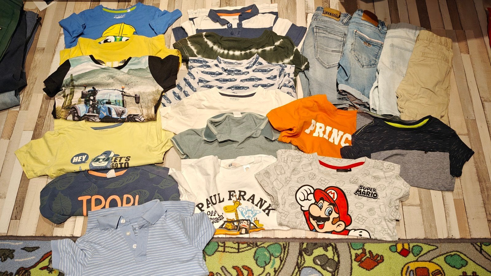Zomer pakket maat 122 128, Kinderen en Baby's, Kinderkleding | Maat 122, Ophalen, Gebruikt, Jongen