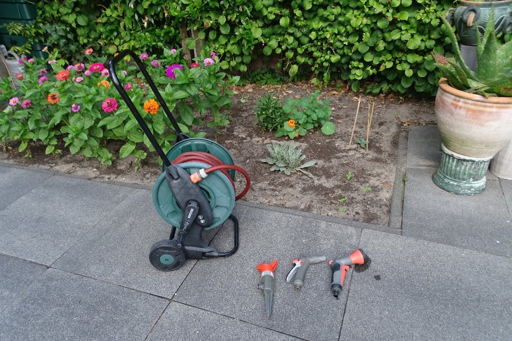 slanghaspel en spuitpistool, waterbroes, sproeier, Ophalen, Gebruikt, Overige typen