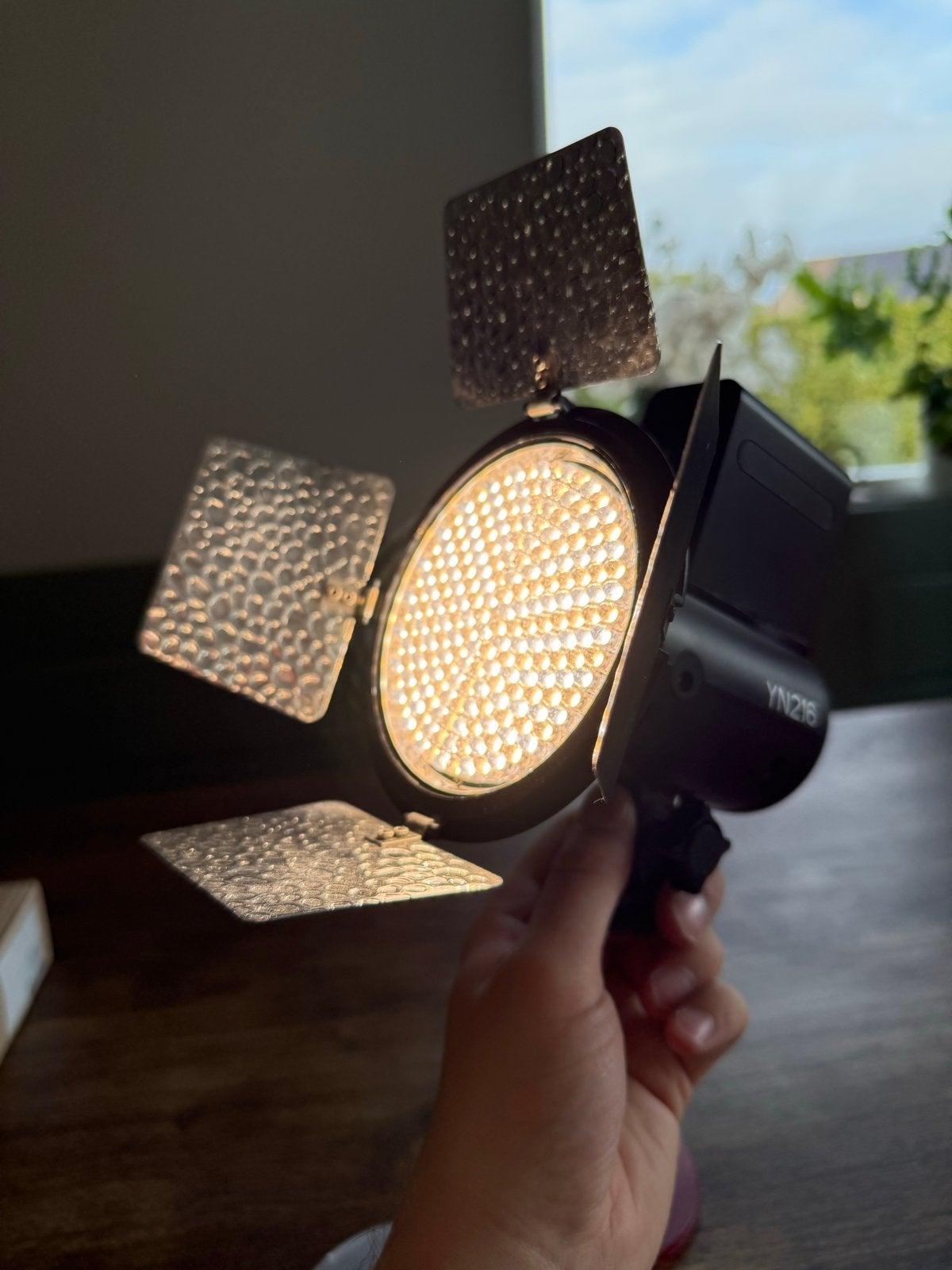 Yongnuo YN-216 LED Videolamp, Yongnuo, Diffuser, LED-lamp, Ophalen of Verzenden