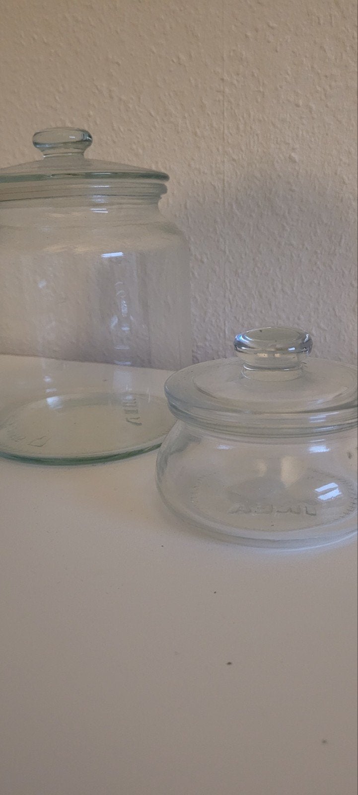 IKEA VARDAGEN Voorraadpot met deksel, helder glas, 1.9L, Ophalen, Glas, IKEA, Zo goed als nieuw