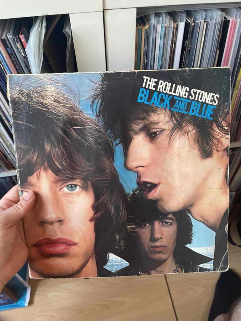 The Rolling Stones - Black and Blue LP (Duitsland 1976), Gebruikt, Ophalen of Verzenden, 1970 - 1979, 12 inch