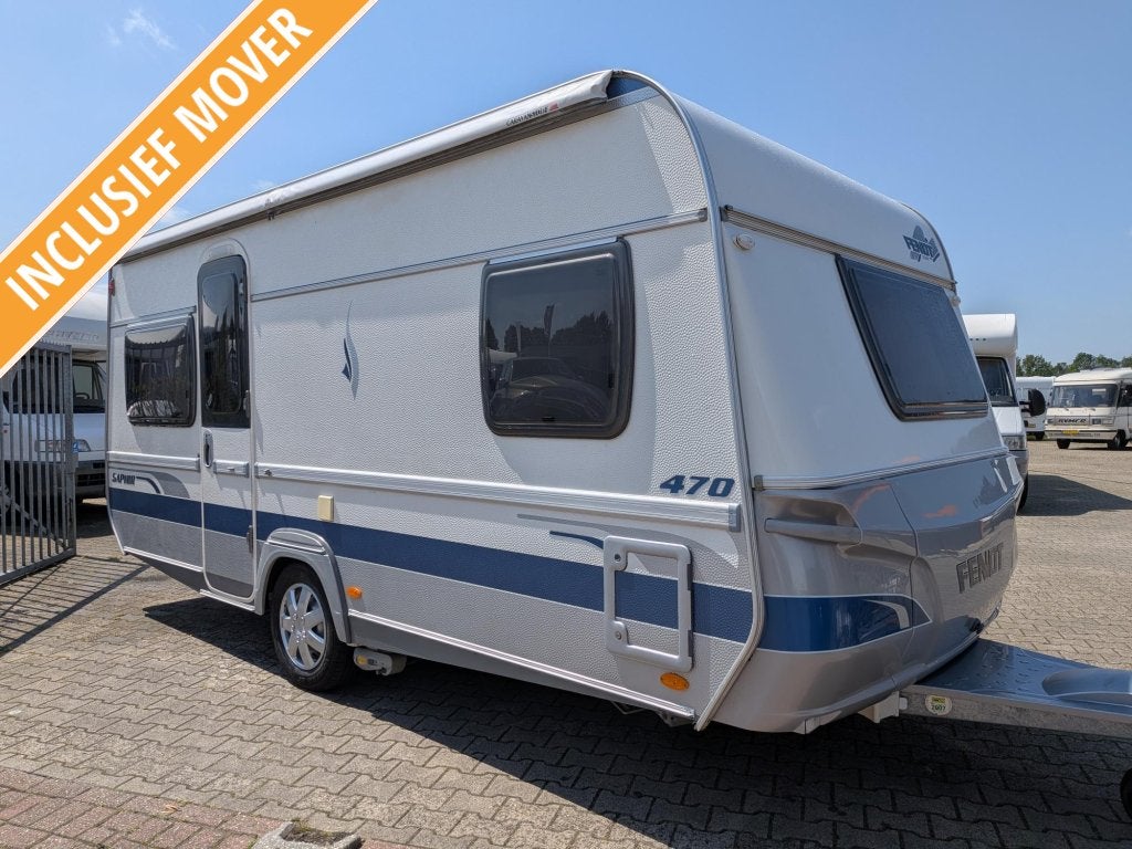 Prachtige Fendt Saphir 470TFB fransbed BOVAG 2026, Kachel, Rondzit, Bedrijf, Overige typen