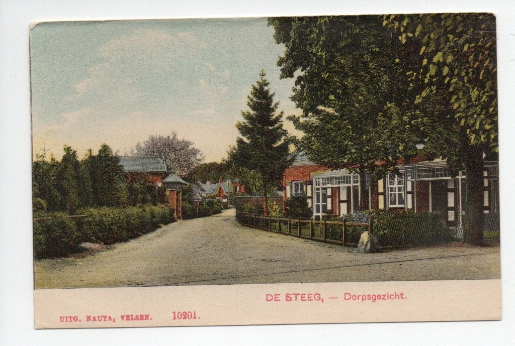 De Steeg. Oude Ansichtkaart - Dorpsgezicht, Verzenden, Voor 1920, Ongelopen, Gelderland